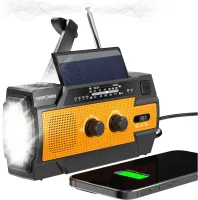 FosPower A1 NOAA Acil Durum Radyosu El Kranklı Solar