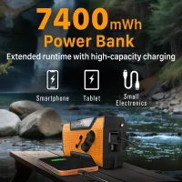 FosPower A1 NOAA Acil Durum Radyosu El Kranklı Solar