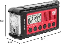 Midland ER310 El Kranklı Solar Acil Durum Radyosu