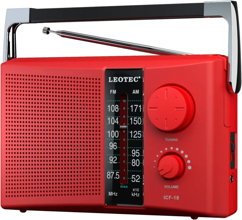 LEOTEC Radyo – Transistörlü AM/FM, 2×D Pil