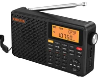 XHDATA D-109WB dünya radyosu önden görünüm, anten açık