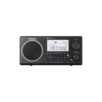 Sangean WR-2 radyo çapraz açıdan, dijital ekran ve düğmeler