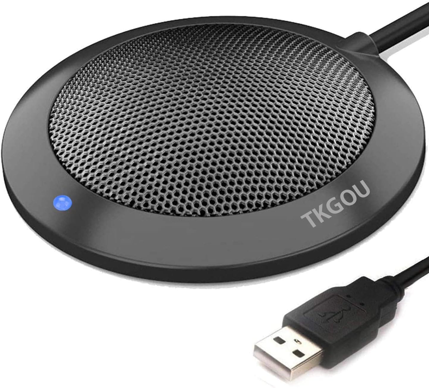 TKGOU DM2 USB Konferans Mikrofonu – 360° Omnidirektif, LED Göstergeli, Zoom/Teams