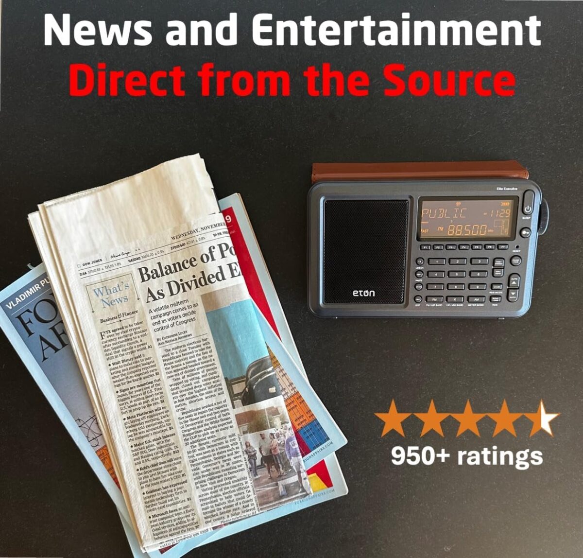 Eton Elite Executive AM/FM/Uçak Bandı/SSB/Kısa Dalga Radyo - Görsel 5
