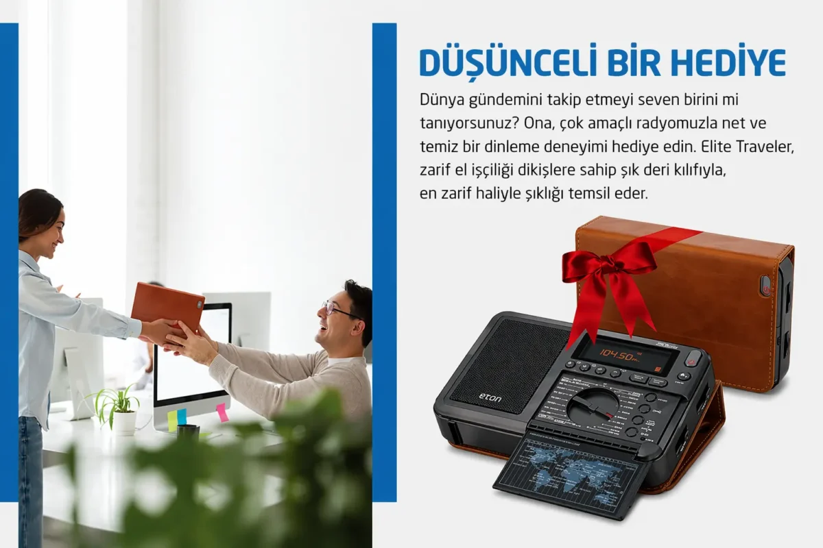 Eton Elite Traveler AM/FM/LW/SW Taşınabilir Dünya Radyosu (Deri Kılıflı) - Görsel 5