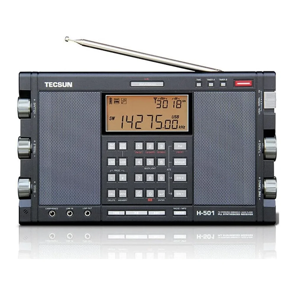 tecsun501 Tecsun H501 Dijital Dünya Bandı Radyo – SSB, DSP, Üçlü Dönüşüm ve MP3 Çalar - Görsel 1