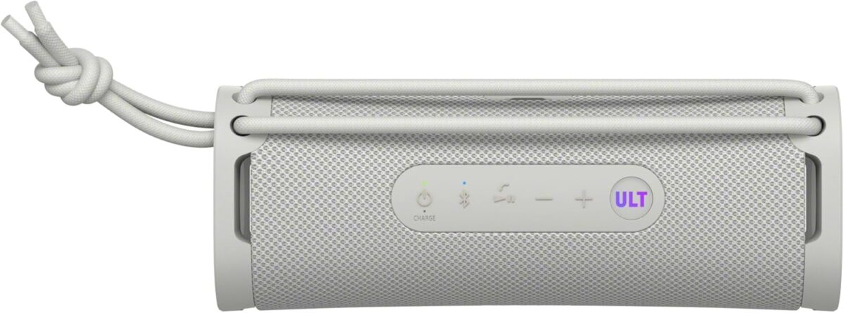 Sony ULT Field 1 Su Geçirmez Taşınabilir Bluetooth Hoparlör, Gelişmiş Bas, 12 Saat Pil, IP67 Dereceli Toz Geçirmez Darbeye Dayanıklı Paslanmaz, Çıkarılabilir Kayış (SRSULT10W), Kırık Beyaz - Görsel 7