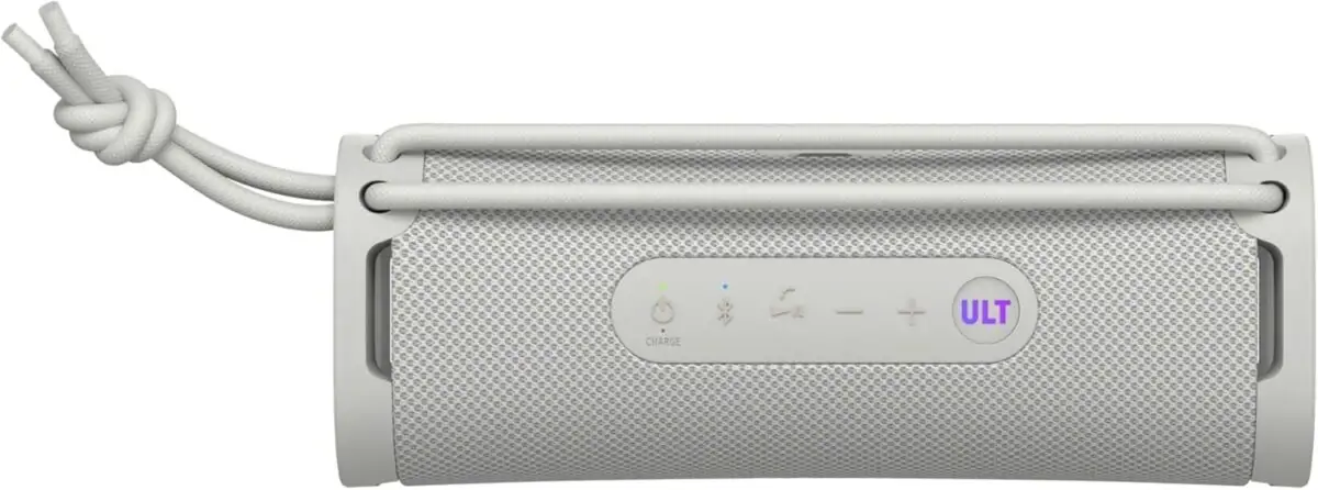 Sony ULT Field 1 Su Geçirmez Taşınabilir Bluetooth Hoparlör, Gelişmiş Bas, 12 Saat Pil, IP67 Dereceli Toz Geçirmez Darbeye Dayanıklı Paslanmaz, Çıkarılabilir Kayış (SRSULT10W), Kırık Beyaz - Görsel 7