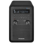 SANGEAN WR-50 AM/FM-RBDS/Bluetooth Ahşap Dolap Masa Üstü Radyo Siyah