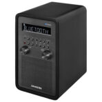 SANGEAN WR-50 AM/FM-RBDS/Bluetooth Ahşap Dolap Masa Üstü Radyo Siyah - Görsel 2