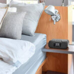 Sangean RCR-30 FM-RBDS/AM/Bluetooth/Aux-in Dijital Ayarlı Saatli Radyo USB Telefon Şarjı ve Ses Yatıştırıcı, Gri - Görsel 3