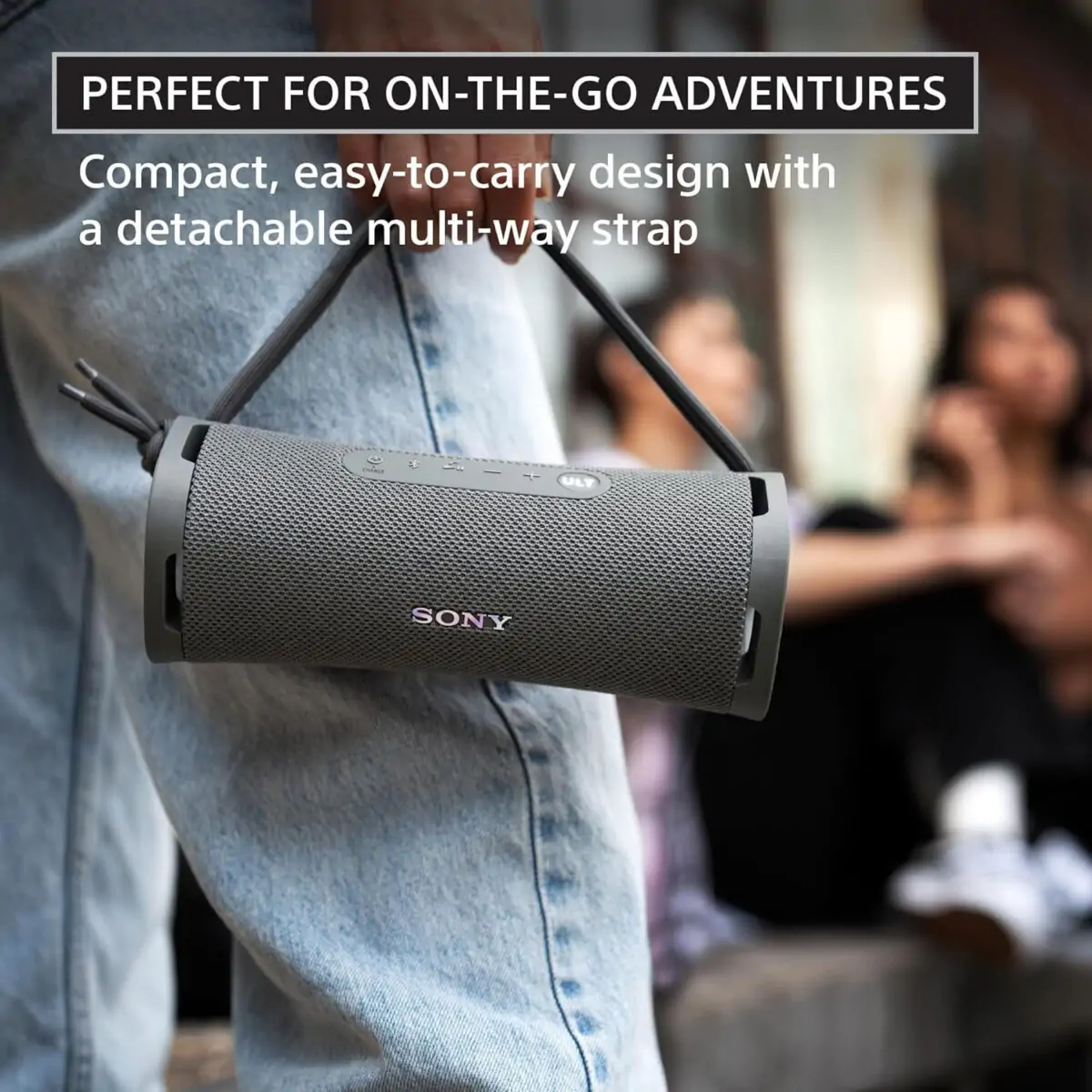 Sony ULT Field 1 Su Geçirmez Taşınabilir Bluetooth Hoparlör, Gelişmiş Bas, 12 Saat Pil, IP67 Dereceli Toz Geçirmez Darbeye Dayanıklı Paslanmaz, Çıkarılabilir Kayış (SRSULT10D), Turuncu - Görsel 3