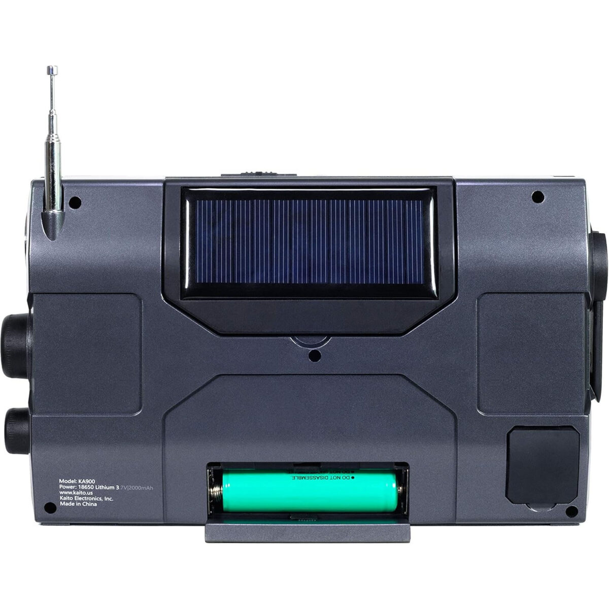 Kaito Acil Durum Radyosu Voyager Max KA900 Dijital Güneş Dinamo Krank Rüzgar / FM / SW ve NOAA Hava Durumu Stereo Radyo Alıcısı - Görsel 5