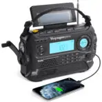 Kaito Voyager Pro KA600 Dijital Güneş Dinamo El Krank / FM / LW / SW ve NOAA Hava Acil Durum Radyosu