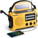 Kaito KA500 5 Powered Güneş Enerjisi, Dinamo Krank, El Feneri ile Acil Durum Radyosu (Sarı) - Görsel 7