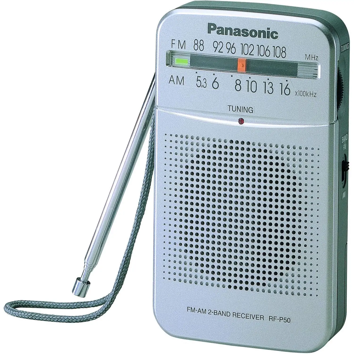 panacep Panasonic RF-P50D Cep FM Radyo Gümüş RF-P50D - Görsel 1
