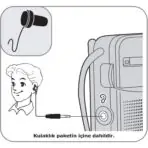 Panasonic RF-P50D Cep FM Radyo Gümüş RF-P50D - Görsel 4