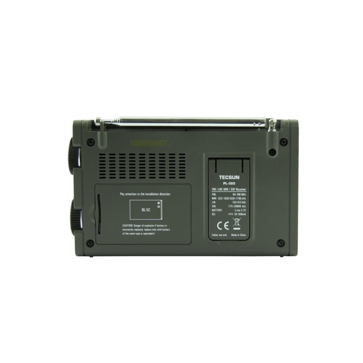 Tecsun PL-320 Dijital Dünya Bandı Radyo - DSP ve 650 Hafıza - Görsel 3