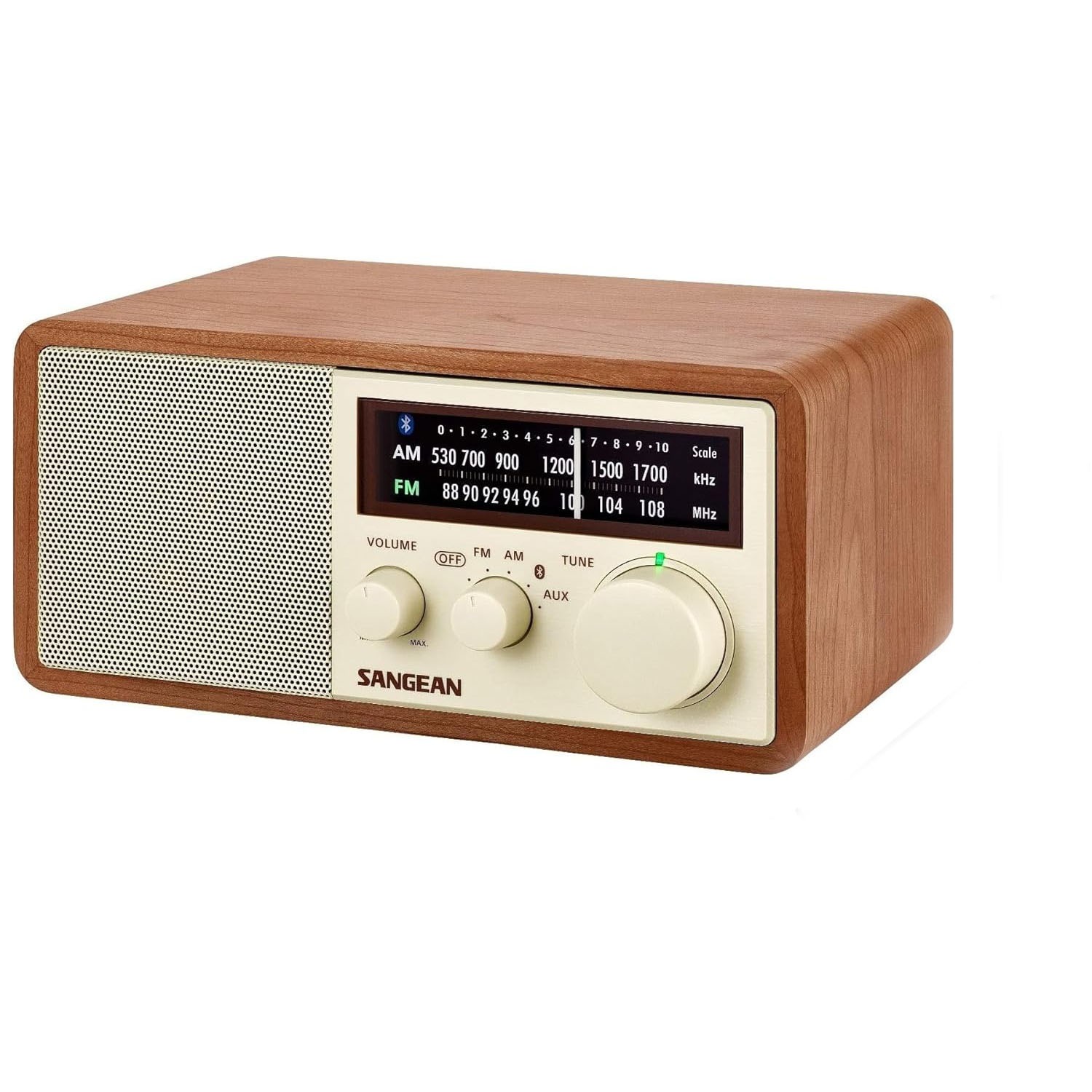 Sangean WR-16SE 45. Yıl Ahşap Radyo Bluetooth ve USB Şarj Özellikli