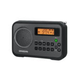 Sangean PR-D18BK Koruyucu Tamponlu Taşınabilir Radyo, AM/FM, Gri/Siyah - Görsel 2