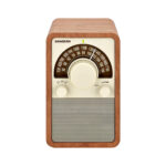 Sangean AM/FM Masa Üstü Ahşap Radyo (Ceviz)