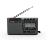 XHDATA D368 Taşınabilir Transistör Radyo Küçük FM/AMMW/SW Mini Radyo Bluetooth USB TF