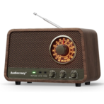 Audiocrazy Vintage AM/FM Radyo Bluetooth Özellikli Hoparlör