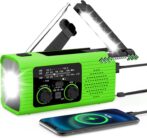 NITIGO 4000mAh USB Şarjlı Güneş Enerjili El Kranklı Acil Durum Radyosu - Görsel 3
