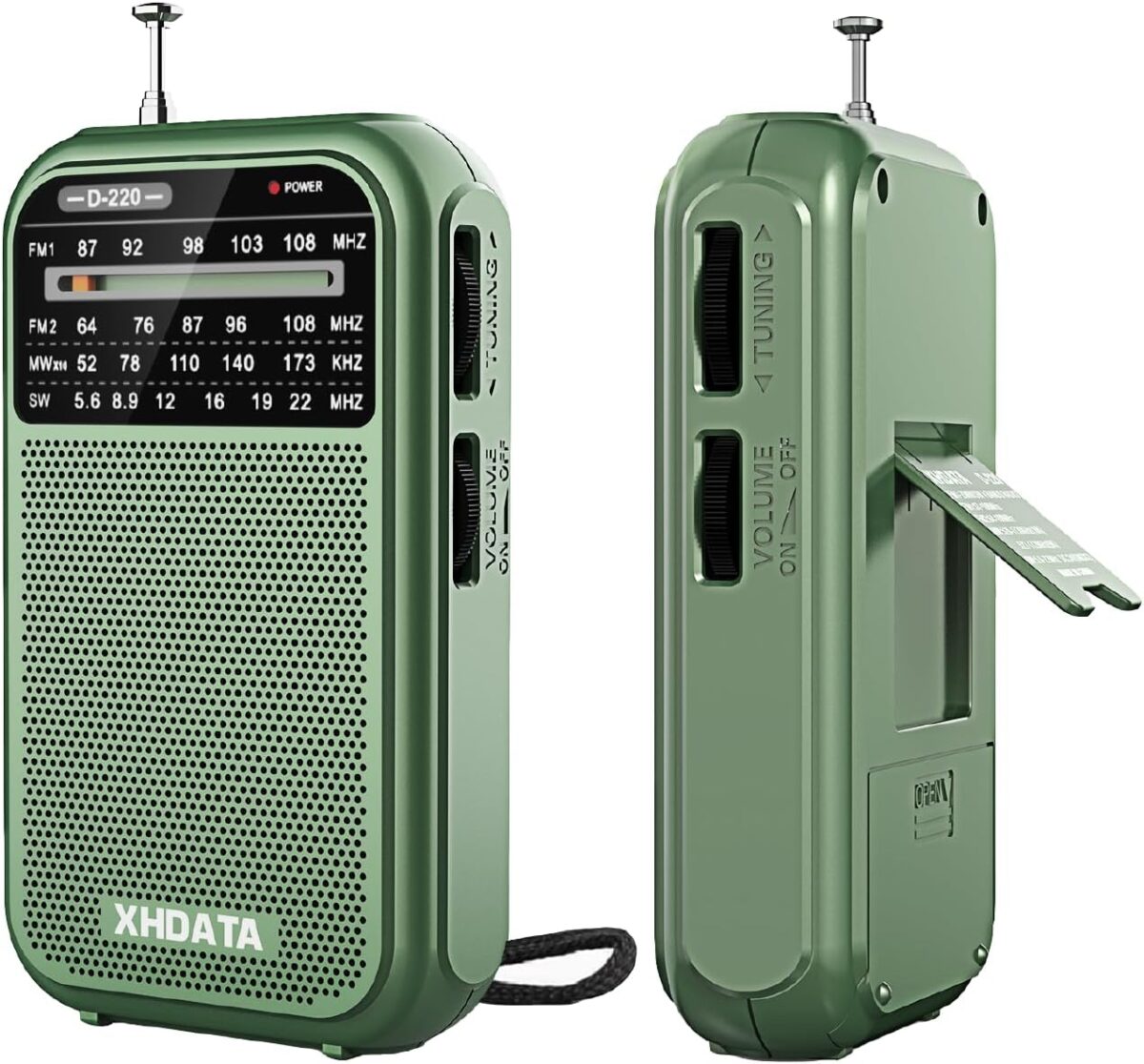 XHDATA D220 Taşınabilir Radyo AM/FM/SW Kısa Dalga Alıcı Cep Radyo - Görsel 2