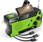 Yesiwtc 2000mAh USB Şarjlı Güneş Enerjili El Kranklı Acil Durum Radyosu - Görsel 2