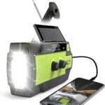 RunningSnail 4000mAh Şarjlı Güneş Enerjili El Kranklı Acil Durum Radyosu