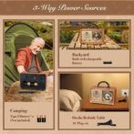 PRUNUS J-110 Taşınabilir AM/FM Radyo - Görsel 5