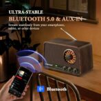 Audiocrazy Vintage AM/FM Radyo Bluetooth Özellikli Hoparlör - Görsel 5