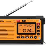 XHDATA D608WB Acil Durum Radyosu El Kranklı Hava Durumu Radyosu FM/AM/SW/NOAA Uyarı Taşınabilir Radyo, Bluetooth MP3, USB/Güneş Enerjili/El Kranklı Şarj, El Feneri, Okuma Lambası ve SOS Alarmı