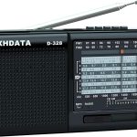XHDATA D-328 Taşınabilir Radyo MP3 Çalar TF Kartı FM AMSW Tam Bant Radyo (Siyah)