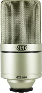 MXL 990 Kondenser Mikrofon: Şampanya Stüdyo Kayıt Cihazı