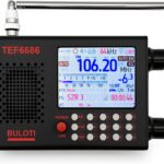 TEF6686 Tam Bant Dokunmatik Ekranlı Taşınabilir Kısa Dalga Radyo - DSP Alıcılı, 5000mAh Bataryalı Dijital Dünya Radyosu