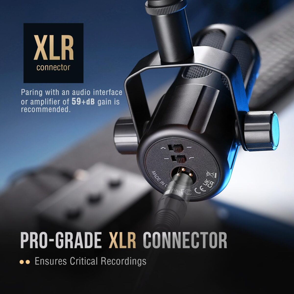 fifine tank1 dinamik mikrofon