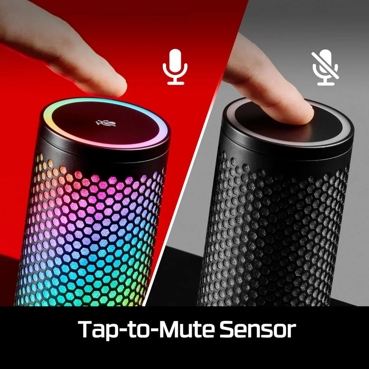 HyperX QuadCast 2 S USB Mikrofon - RGB Aydınlatmalı Profesyonel Yayıncı ve Oyuncu Mikrofonu - Görsel 6