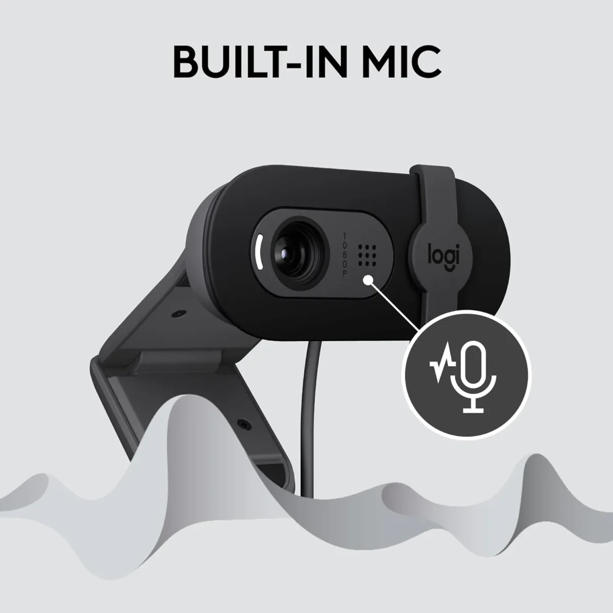 Logitech Brio 101 Full HD Webcam - Mikrofonlu ve Gizlilik Kapaklı 1080p PC/Mac Kamerası - Görsel 5