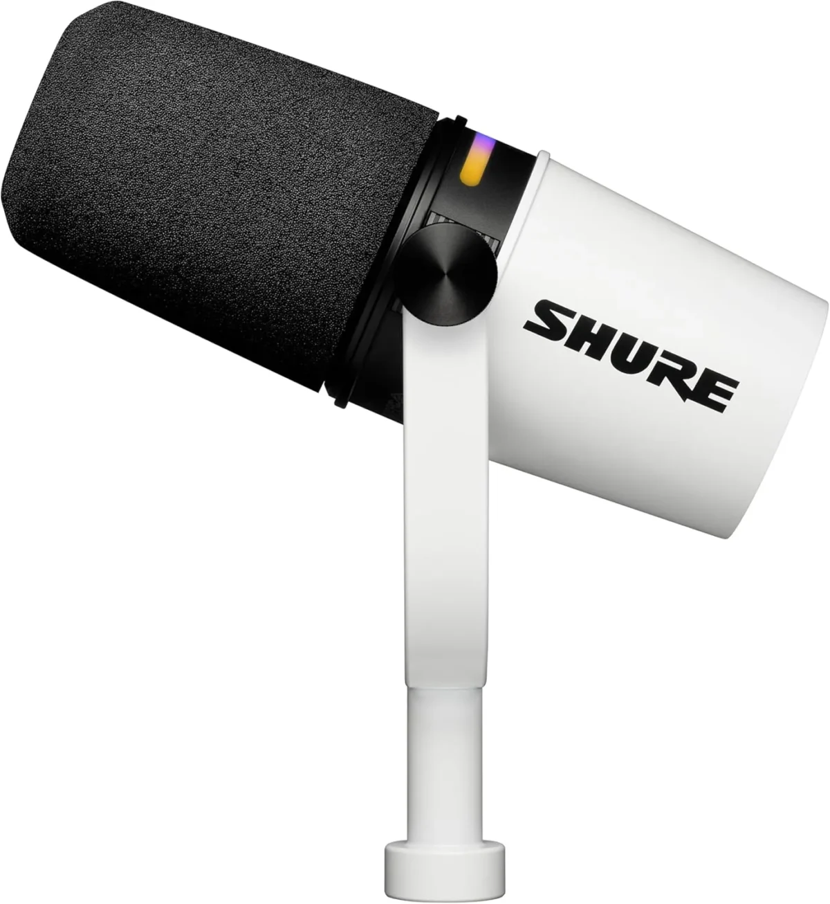 Shure MV7+ Dinamik Mikrofon - LED Dokunmatik Panelli USB/XLR Profesyonel Yayıncı Mikrofonu (Beyaz) - Görsel 2